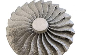 Pale de ventilateur en acier inoxydable 316l imprimée en 3D