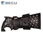 Protège-bras médicaux en nylon noir avec impression 3D MJF